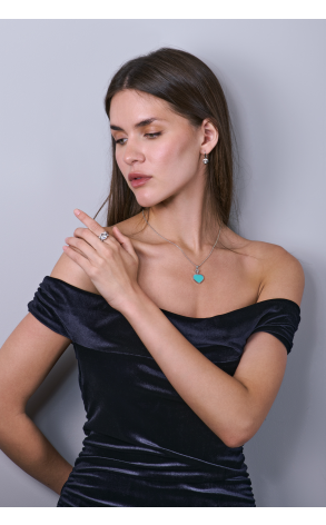 Подвеска Chopard Happy Hearts Turquoise 797482-1401 (40472) №4
