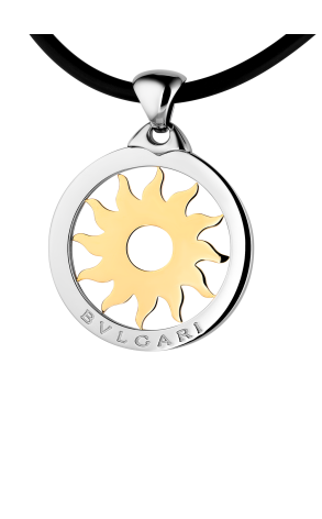 Подвеска Bvlgari Tondo Steel & Yellow Gold Sun (13538)