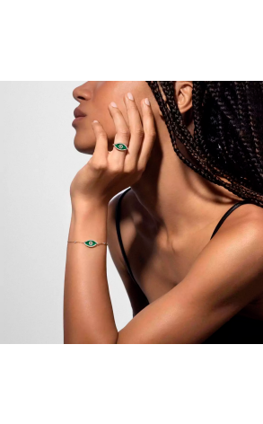 Кольцо Messika Malachite Lucky Eye Diamond 12954-YG (41488) №3