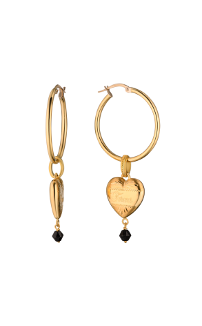 Серьги Dolce & Gabbana Sicily Yellow Gold & Black Jade WEDL4GW0001ZOO00 (41024)