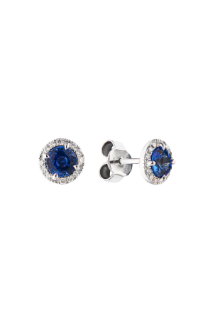 Пусеты CarlF.Bucherer Joy Blue Tanzanites & Diamonds (40452)