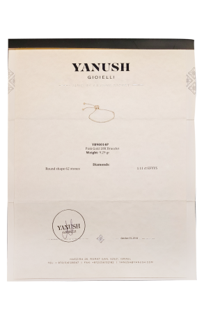 Браслет Yanush Gioielli Pink Gold Round Shape Diamonds 1.11 ct YB90014P (40303) №2