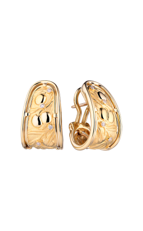 Серьги Carrera y Carrera Yellow Gold Ronda Huggie Earrings DA09660 (35772)