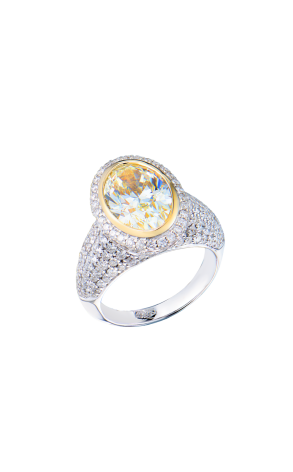 Кольцо  Oval Brilliant 3,00 ct L/VVS2 (41574)