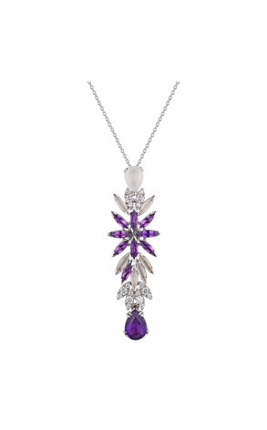 Подвеска Pasquale Bruni Ghirlanda Nefertiti Amethyst & Quartz & Diamonds (38037)