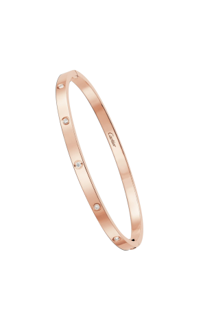 Браслет Cartier Love small model rose gold 10 diamonds (SIZE 16) CRB6047916 (38112)