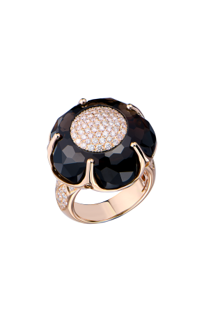 Кольцо Pasquale Bruni Bon Ton Classique Smoky Quartz & Diamonds LARGE 13457R (42526)