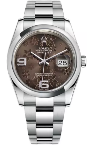 Часы Rolex DateJust Bronze Floral Motif 116200 (12583)