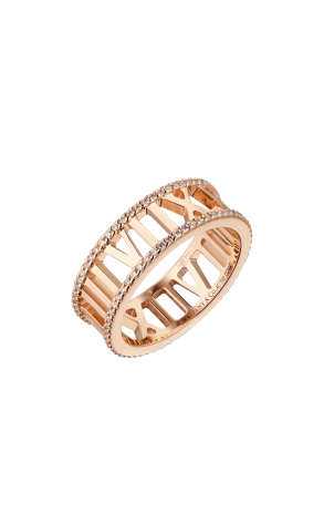 Кольцо Tiffany & Co Atlas Rose Gold And Diamond (37530)