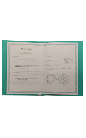 Кольцо Tiffany & Co Round Brilliant 0,62 ct H/VS2 Platinum (40801) №2