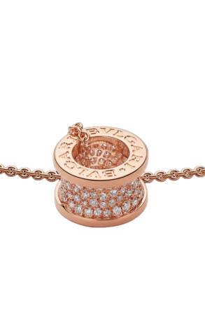 Подвеска Bvlgari B.Zero1 Rose Gold & Diamonds 348035 (40893) №2