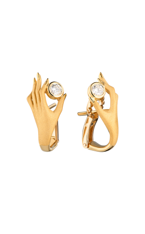 Серьги Carrera y Carrera las Manos Yellow Gold & Diamonds (39938)