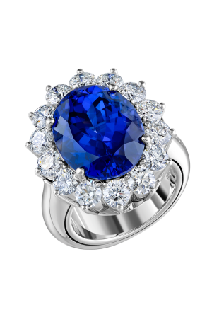 Кольцо Pasquale Bruni Atelier Tanzanite & Diamonds 7814B (36401)