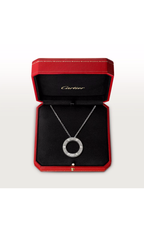 Подвеска Cartier Love White Gold Diamonds B7058000 (42221) №3