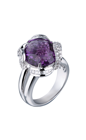 Комплект Gianni Lazzaro White Gold Amethyst & Diamonds Set (37668) №4