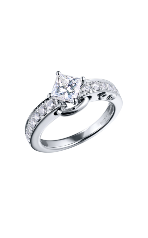 Кольцо Picchiotti White Gold 1.00 ct H/VS2 Diamonds Ring (35691)