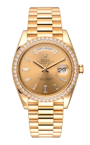 Часы Rolex Day-Date 40 mm Yellow Gold & Diamonds 228348RBR (36987)