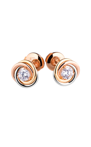 Серьги Cartier Trinity 0.36 carats B8045300 (36395)