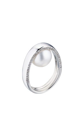Кольцо Gavello 11.0 mm Akoya Pearl Black & White Diamonds (40264)