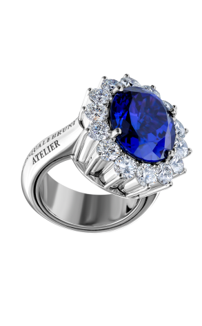 Кольцо Pasquale Bruni Atelier Tanzanite & Diamonds 7814B (36401) №4