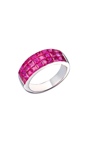 Кольцо  Mystery Setting Ruby & White Gold (43430)