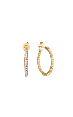 Серьги Tiffany & Co Metro Hoop Earrings Medium (41875)