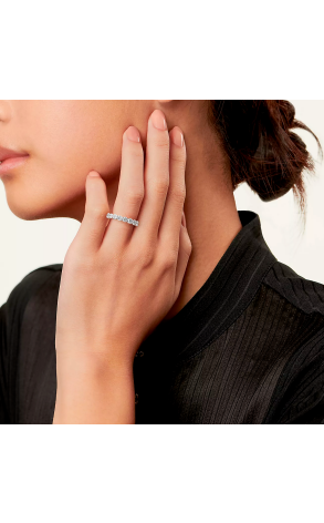 Кольцо Tiffany & Co Forever in Platinum with a Full Circle of Diamonds, 3 mm Wide 60003649 (40660) №3