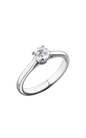 Кольцо GIA 0,53 ct I/VS1 Round Brilliant & White Gold (40829)