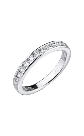 Кольцо Tiffany & Co Setting Wedding Band in Platinum with a Half-circle of Diamonds 3 mm 60004010 (37181)