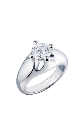 Кольцо Bvlgari Corona 1,17 ct G/VS1 Round Cut Diamond Platinum (38040)