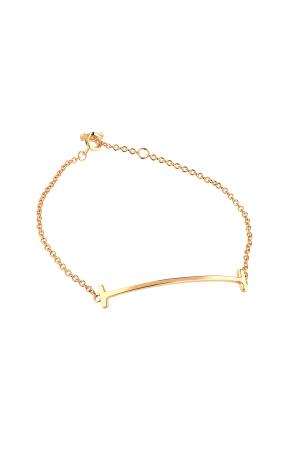Браслет Tiffany & Co T Smile Yellow Gold 60150763 (36901)