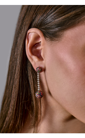 Серьги  в стиле De grisogono Boule Collection (41855) №3