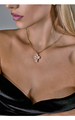 Крест Chopard Happy Diamonds Cross Yellow Gold 794055-0001 (42717) №3
