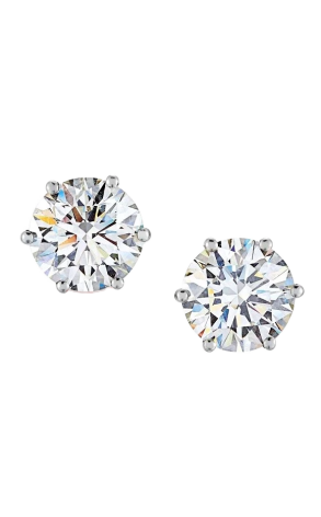 Пусеты HRD Antwerp 2,01 ct I/VS1 - 2,01 ct I/VS1 Round Cut Diamonds (41155)