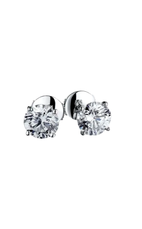 Пусеты GIA 1,50 ct F/VS2 - 1,50 ct F/VS2 Round Diamonds (37743)