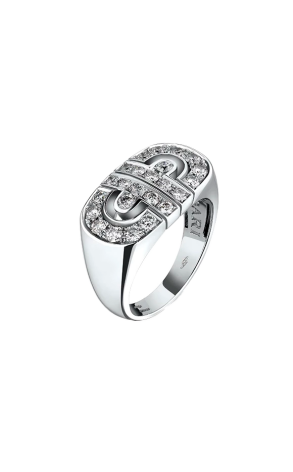 Кольцо Bvlgari Parentesi White Gold & Diamonds AN853699-54 (42020)