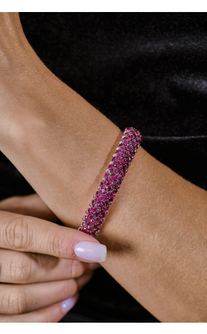 Браслет  23,0 ct Natural Ruby & White Gold (41544) №4