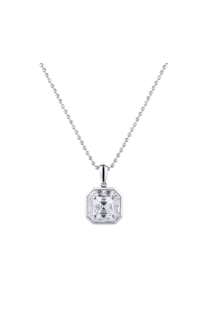 Подвеска GIA 2,06 ct E/IF Royal Asscher Cut & Platinum (40676)