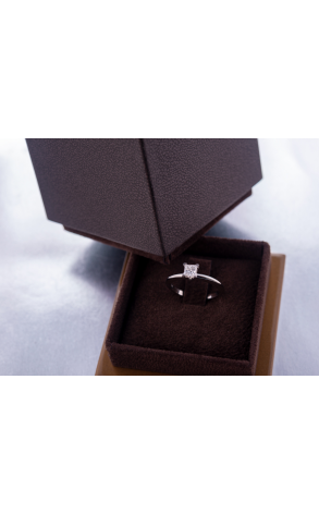 Кольцо Tiffany & Co 0,37 сt G/VS1 Platinum Ring (35760) №2