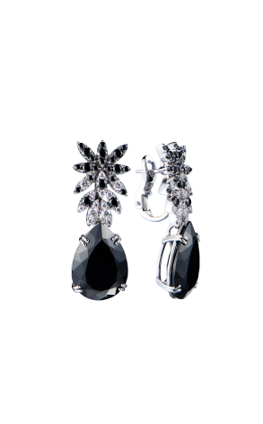 Серьги Pasquale Bruni Ghirlanda White Gold & Onyx & Diamonds 13835BH (42363)