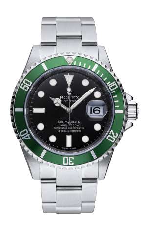 Часы Rolex Submariner Date "Kermit" 40 mm 16610LV (37561)