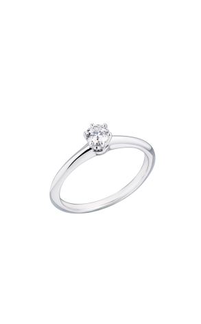 Кольцо Tiffany & Co Round Brilliant 0,25 ct H/VS1 Platinum (41507)