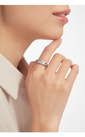 Кольцо Bvlgari B.Zero1 White Gold 1 band (Size 52) 336022 (44034) №3