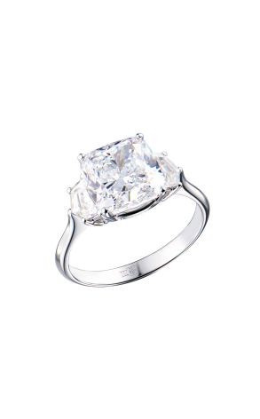 Кольцо Sarkissian GIA 4,02 ct F/SI1 Cushion Cut Diamond (43406)