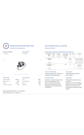 Комплект RalfDiamonds Natural Sapphire & Round Brilliant Set (37388) №5
