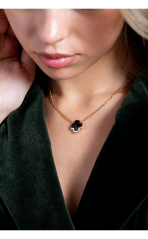 Подвеска Van Cleef & Arpels Pure Alhambra Yellow Gold Onyx Pendant VCARB13900 (35372) №2