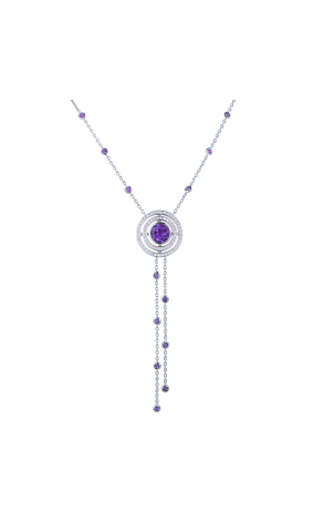 Подвеска Theo Fennell Amethyst and Diamond and White Gold (42413)