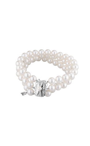 Браслет Mikimoto Classic Akoya 3 Row Bracelet (36023)