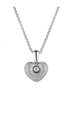 Подвеска Chini Jewelry Heart Diamonds 0.48 ct (36982)