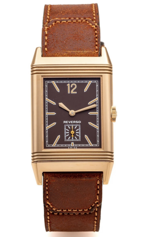 Часы Jaeger LeCoultre Reverso Rose Gold Watсh Ultra Thin 277.2.22 (39563)